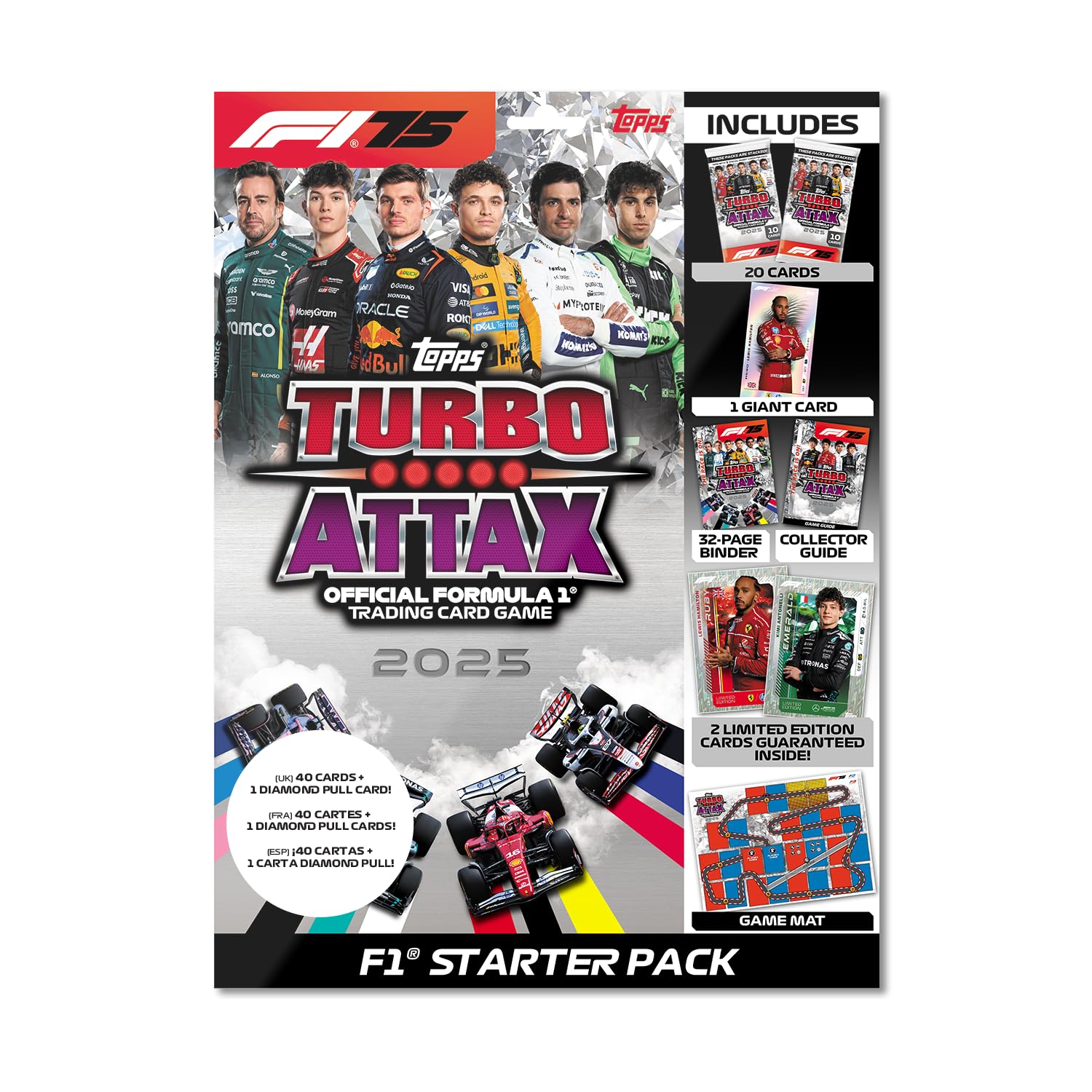 Amazon.co.jp: F1 Turbo Attax 2025-Starter Pack ターボアタック