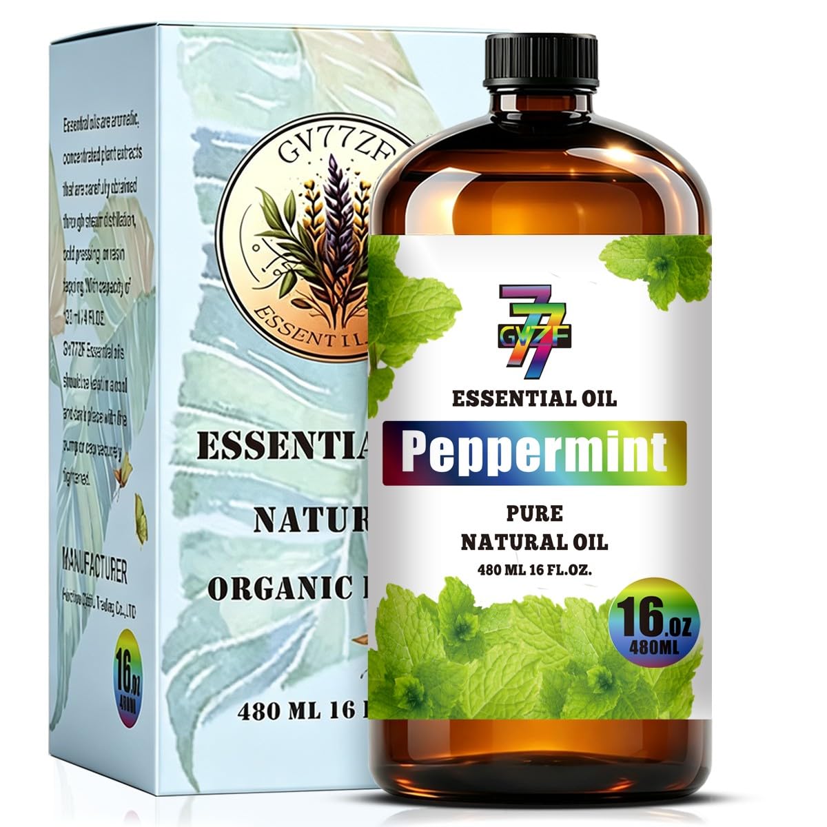 Peppermint Essential Oil for Diffuser Massage, Peppermint Oil 16 oz