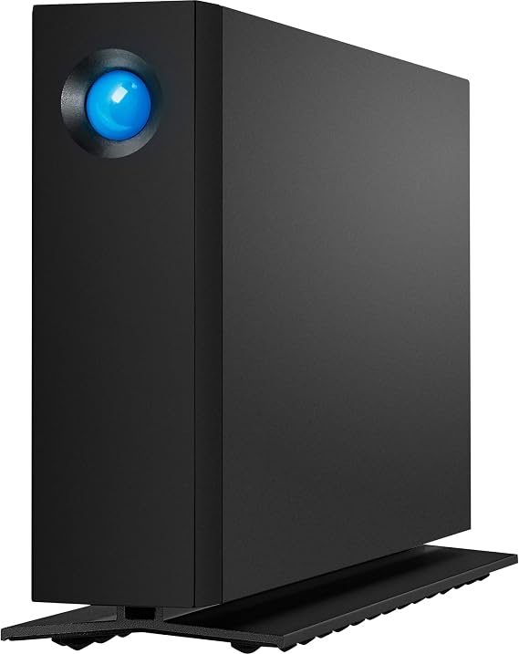 LaCie d2 Professional 10TB, External Hard Drive, PC Mac & iPad, 1 month Adobe All Apps, Data Rescue Service (STHA10000800)