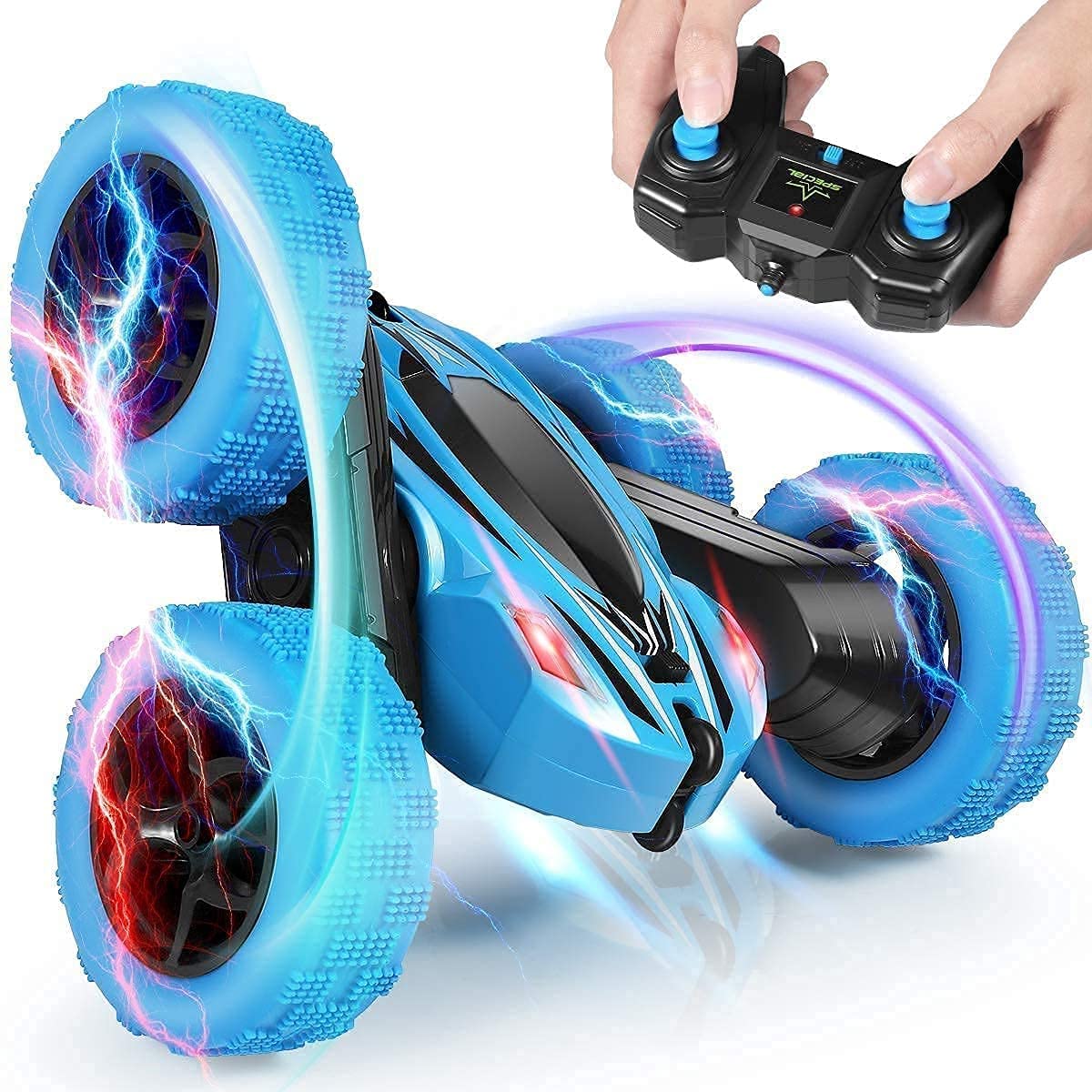 See full amazon price history chart for Plenus RC Stunt Car, 4WD 2.4GHz Remote Control Wireless Toy, Double Sided Rotation, Flip Car Toy, Off Road Vehicle with Lights (Color May Vary) Plenus RC Stunt Car, 4WD 2.4GHz Remote Control Wireless Toy, Double Sided Rotation, Flip Car Toy, Off Road Vehicle with Lights (Color May Vary) (B09TJBVC5D) Amazon Price History, Amazon Price Tracker