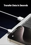 [2-Pack 3.3FT MFi Certified] Woven CarPlay USB C Cable for Apple iPhone 17 Pro Max Charger, USB A to USB-C Cord Fast Charging for iPhone Air/16 ProMax/16 Plus/15Pro/16e, Type C Car Charge Wire - White