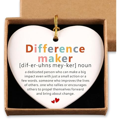 Thank You Gifts for Women Difference Maker Appreciation Inspiration Gifts for Cowor...