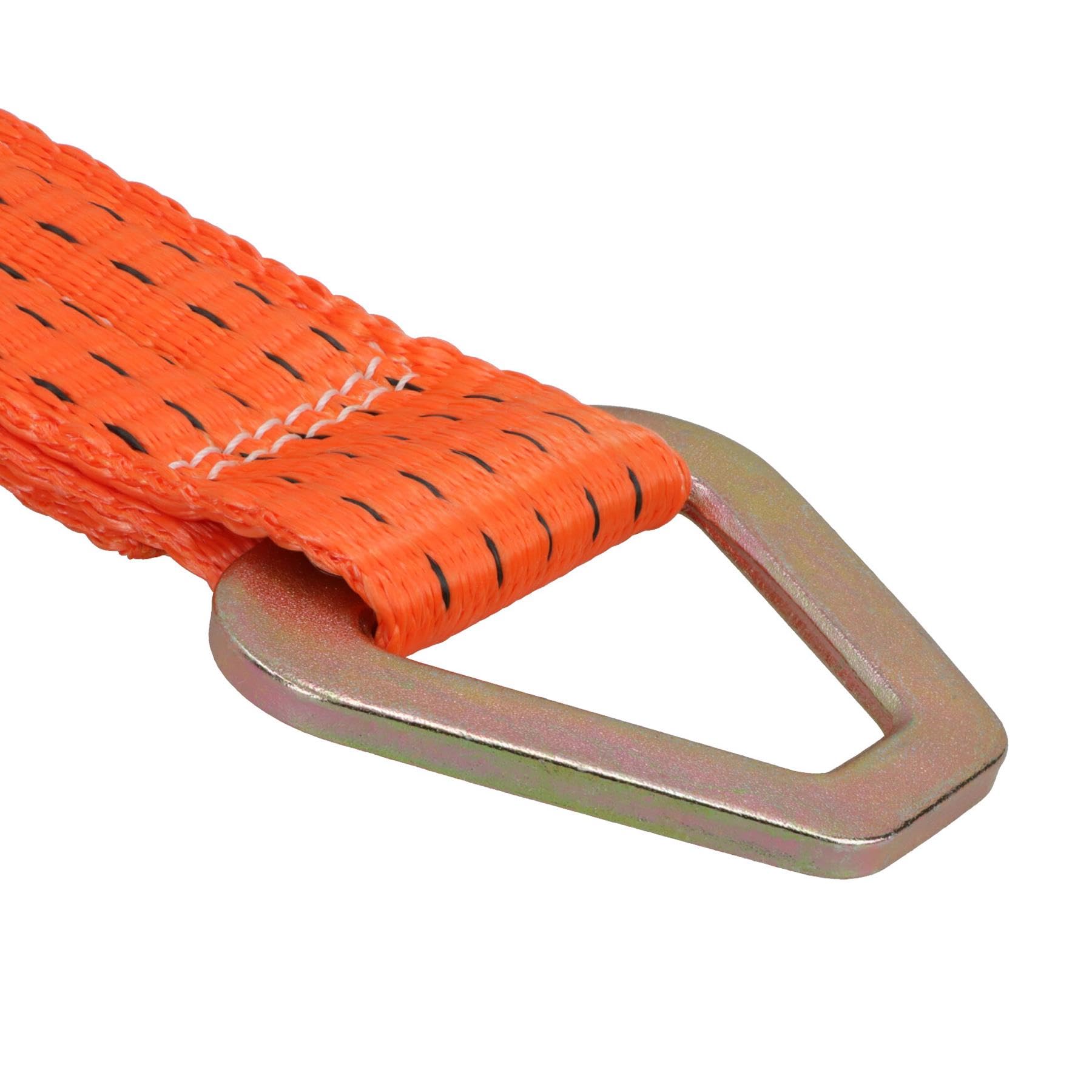 AB Tools Sangle de treuil de récupération d'essieu 5000 kg 84 cm pour voiture et remorque