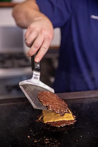 Miniatura 9 de Certified Angus Beef The Smash - Espátula de hamburguesa Big Smash de acero inoxidable resistente para accesorios de plancha, utensilios de cocina y