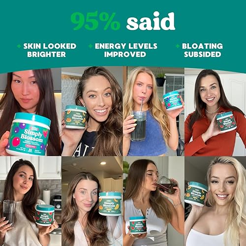 Miniatura 5 de Simply Blossom Nutrition Polvo de Verduras y Superalimentos Diarios + Colágeno + Probióticos para la Salud Digestiva y Alivio de la Hinchazón de las