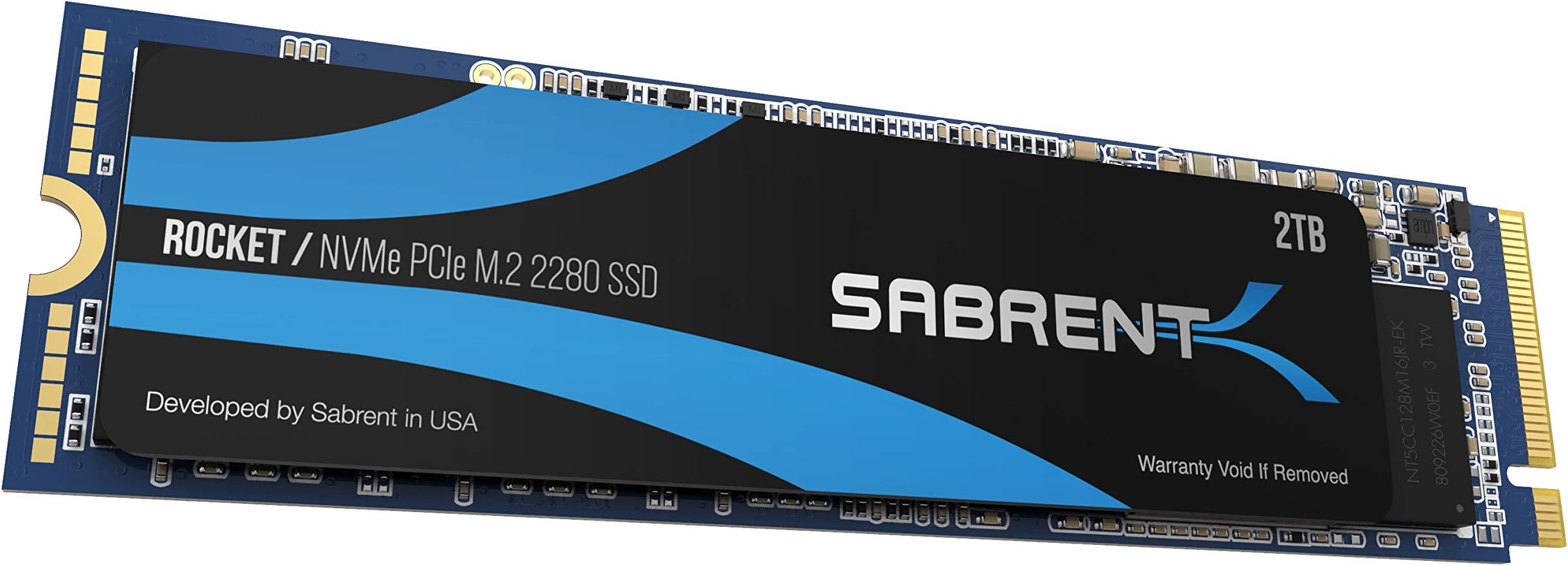 Sabrent 2TB Rocket NVMe PCIe M.2 2280 Internal SSD High Performance Solid State Drive (SB-ROCKET-2TB)