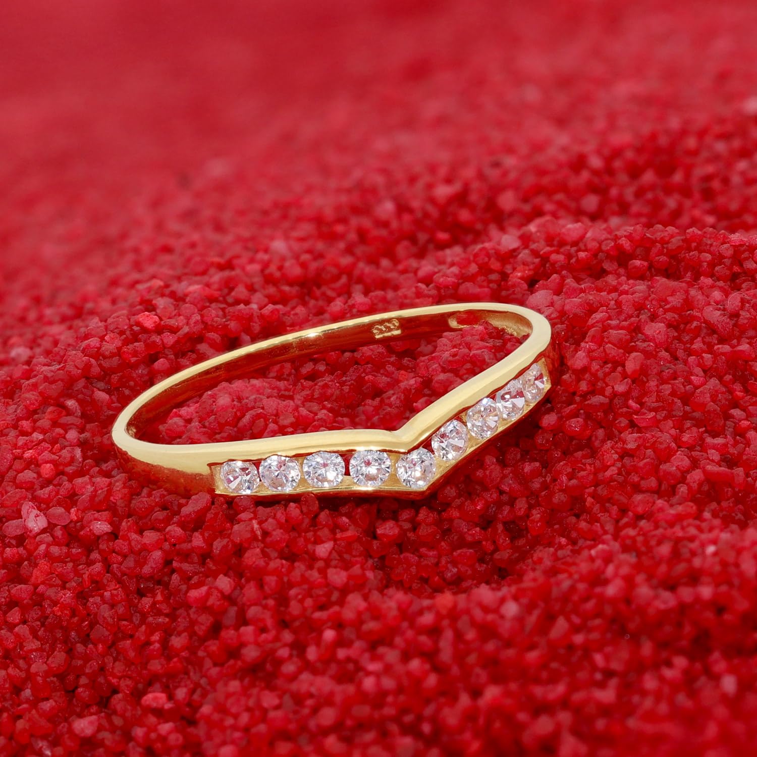 GLIZZ Damenring Gold 333/8K mit Zirkonia GL8320