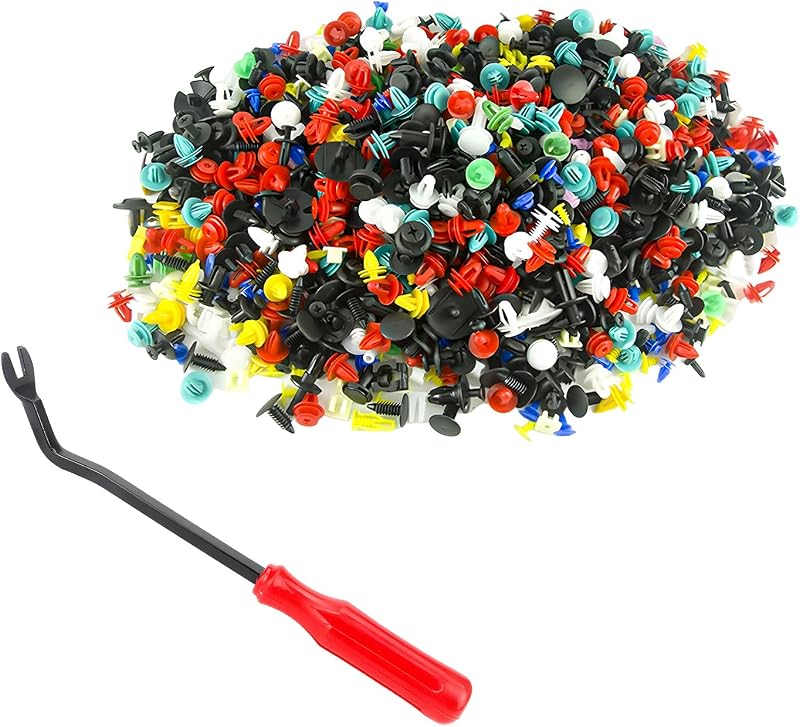 Kit de Clips Automotivos NYTKL para Painel, Para-choque, Para-lama e Tampa do Motor – 500 unidades
