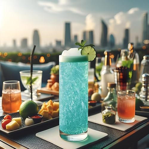 Miniatura 6 de Brew Glitter - Purpurina comestible para bebidas, cócteles, cerveza, adornar bebidas Certificado Kosher y Halal 100% comestible y de grado Azul