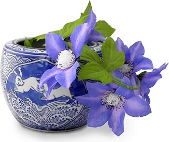 Amazon.co.jp: 火鉢 2点セット 小型 ミニ火鉢 波うさぎ ウサギ柄 染付 Amazon.co.jp: 火鉢 2点セット 小型 ミニ火鉢 波うさぎ ウサギ柄 染付