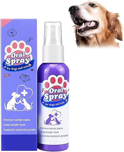 Petry - Aerosol oral para limpieza de dientes Petry para perros y gatos, ambientador de aliento para mascotas, limpiador de cuidado de 2.0fl oz,