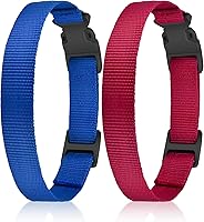 Vista 9 de PetJoy Paquete de 3 Correas de Repuesto para Collares de Descarga y Electrónicos - Collares de Perro Ajustables de Nylon Duradero, 8-27 Pulgadas