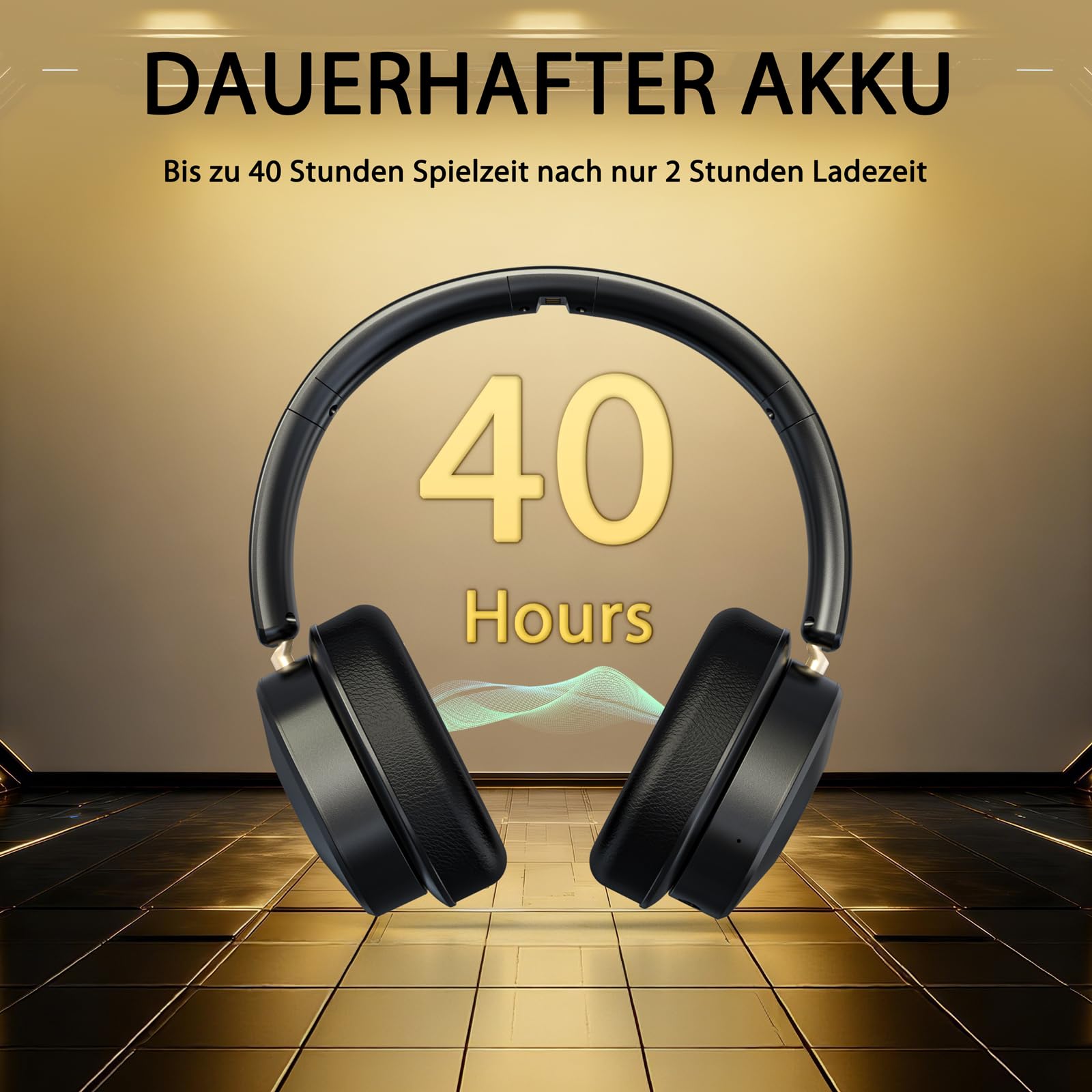 Funkkopfhörer für Fernseher, TV kopfhörer kabellos für Senioren mit Sender-Ladestation Plug-and-play, Bluetooth Kopfhörer mit Optisch/AUX/RCA & Keine Audioverzögerung, Geschenk für Senioren/Eltern