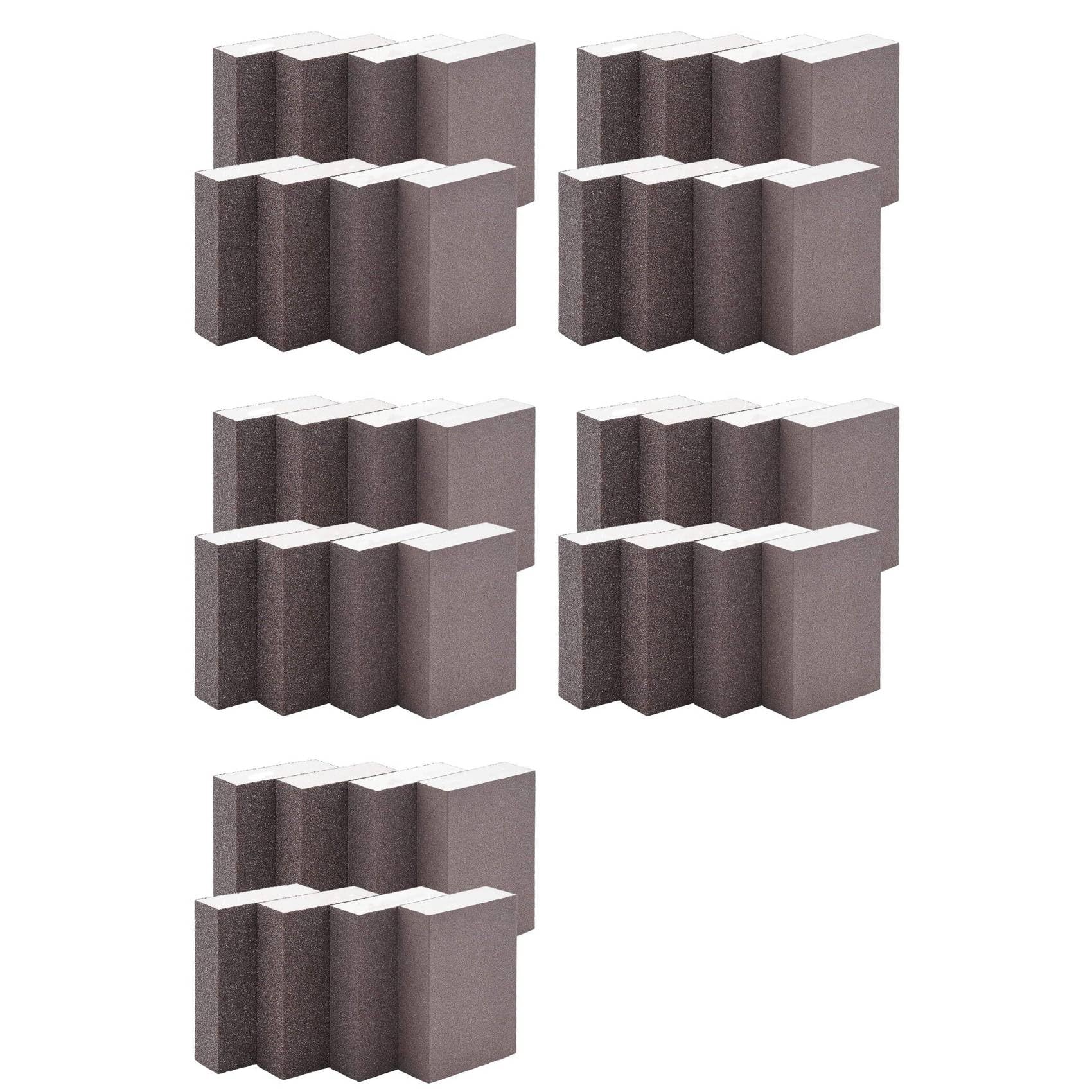 Jnchdghwa 40Pack Sanding Sponges Coarse Fine Sanding Blocks in 60-220 Grits Sand Foam Sandpaper for Metal Wood Polish