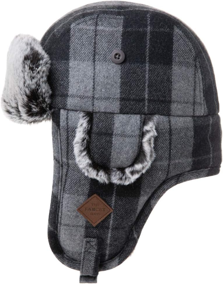 Jeff Aimy Stylish Plaid Winter Wool Trapper Faux Martinique Ubuy