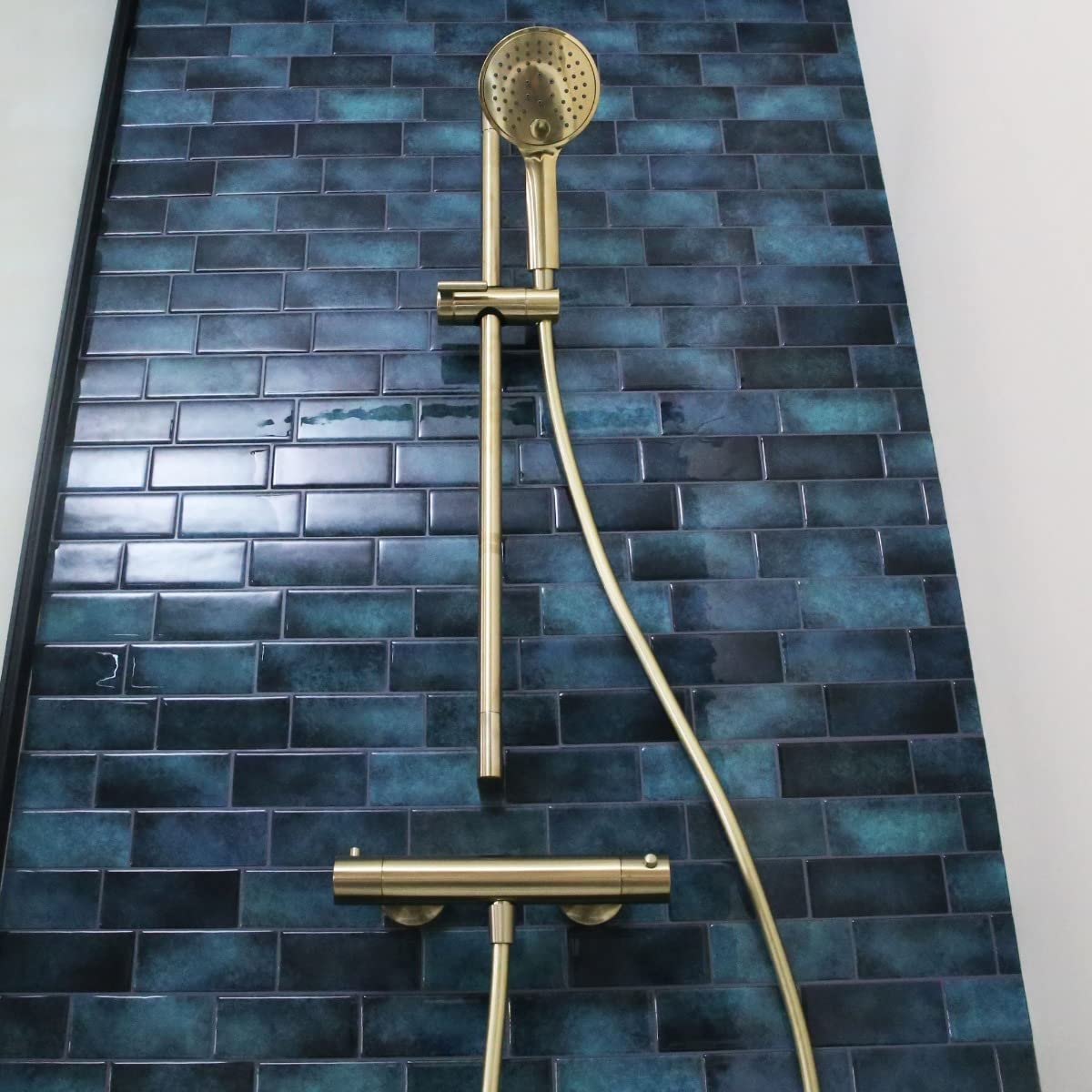 Essebagno Luisa mitigeur douche thermostatique or