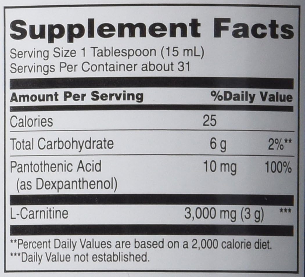 MET-Rx Liquid L-Carnitine 3000, Maximum Strength, 16 fl. Oz., Muscle Recovery and Endurance Supplement