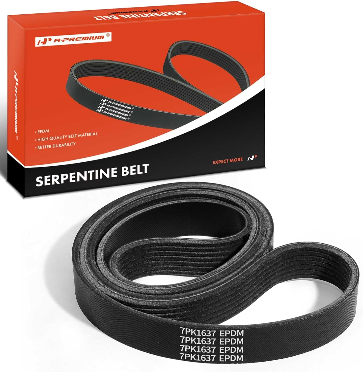 A-Premium Serpentine Belt 64.44 in 7-Rib