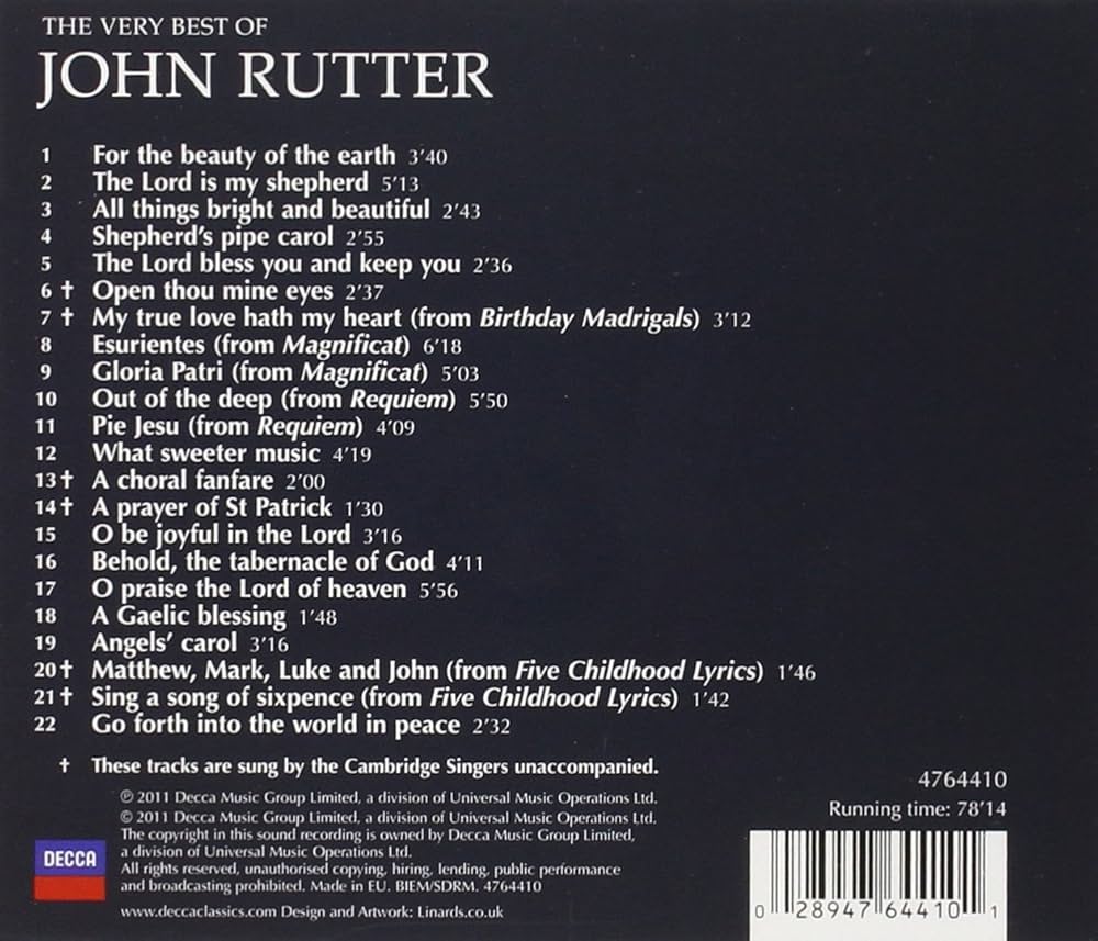その他 JOHN RUTTER: BLESSING [CD] John Rutter, John Rutter, City of London Sinfonia, The
