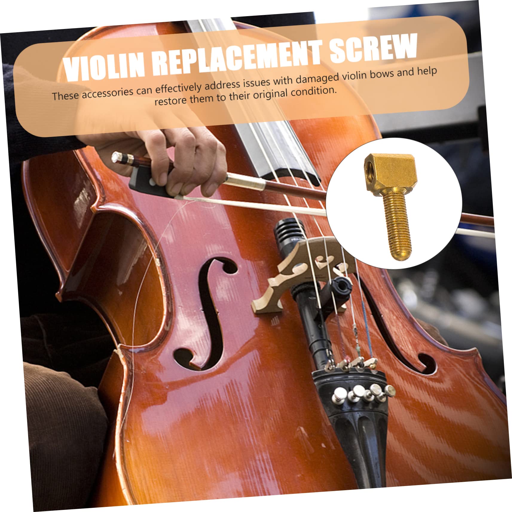 4x Viti In Lega Metallica Con Fine Tuning Per Violoncello - Happystrings