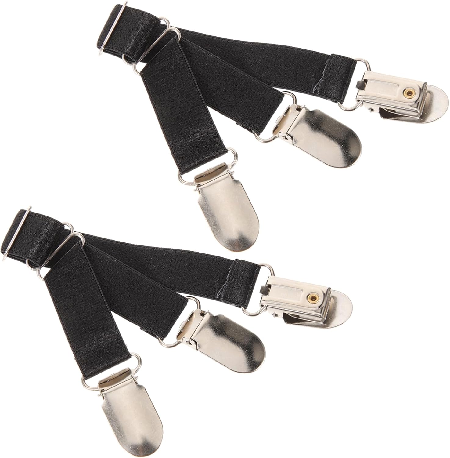 BESPORTBLE Shirt Keeper Sock Clip Shirt Stay Polyester Women Shirt Keeper Metal
