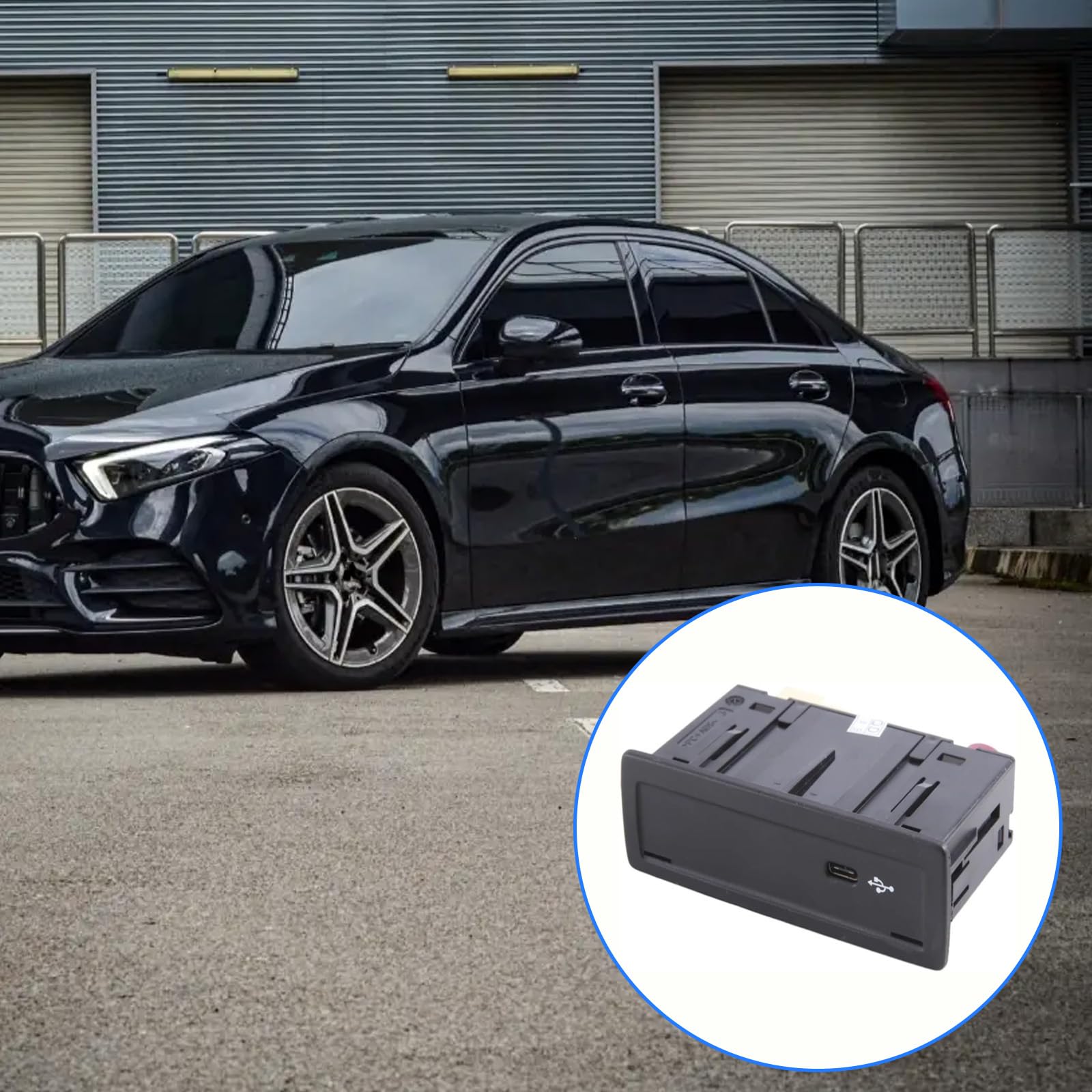 Interfaces USB mejoradas para Tablero de automóvil para A180 A200 CLA200 GLA200 EQA250 Admite tecnología de Carga rápida de 18 W 2478203902 Puerto de Carga con Conector USB