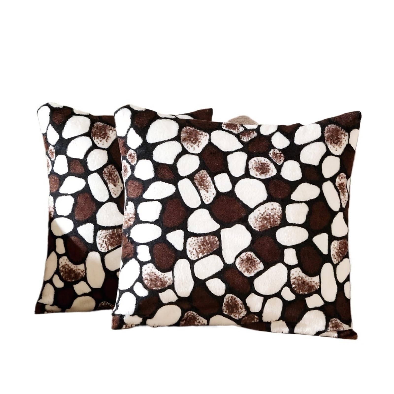Pillow Covers 2pc Plush Pillowcase, Comfortable And Soft Leopard Print Throw Pillow Covers, Modern Personalized Decoration Square Pillowca(Color2)