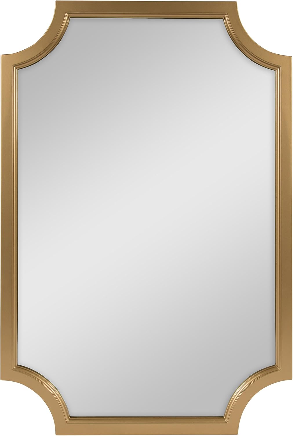 Buy Kate and Laurel Hogan Wood Framed Wall Accent Mirror with Scalloped