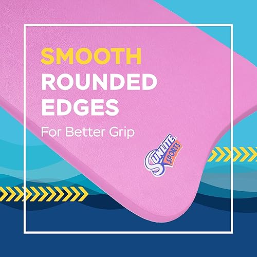 Miniatura 5 de Sunlite Sports Swimming Kickboard, Training Aid Float for Swimming and Pool Exercise, Boogie Board Workout Equipment, EVA Material Swim Buoy,
