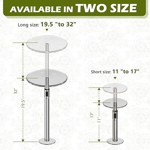 Miniatura 5 de Elevadores de plantas ajustables de 11 a 17 pulgadas para maceta interior, elevadores de plantas para macetas al aire libre, inserto de elevación de