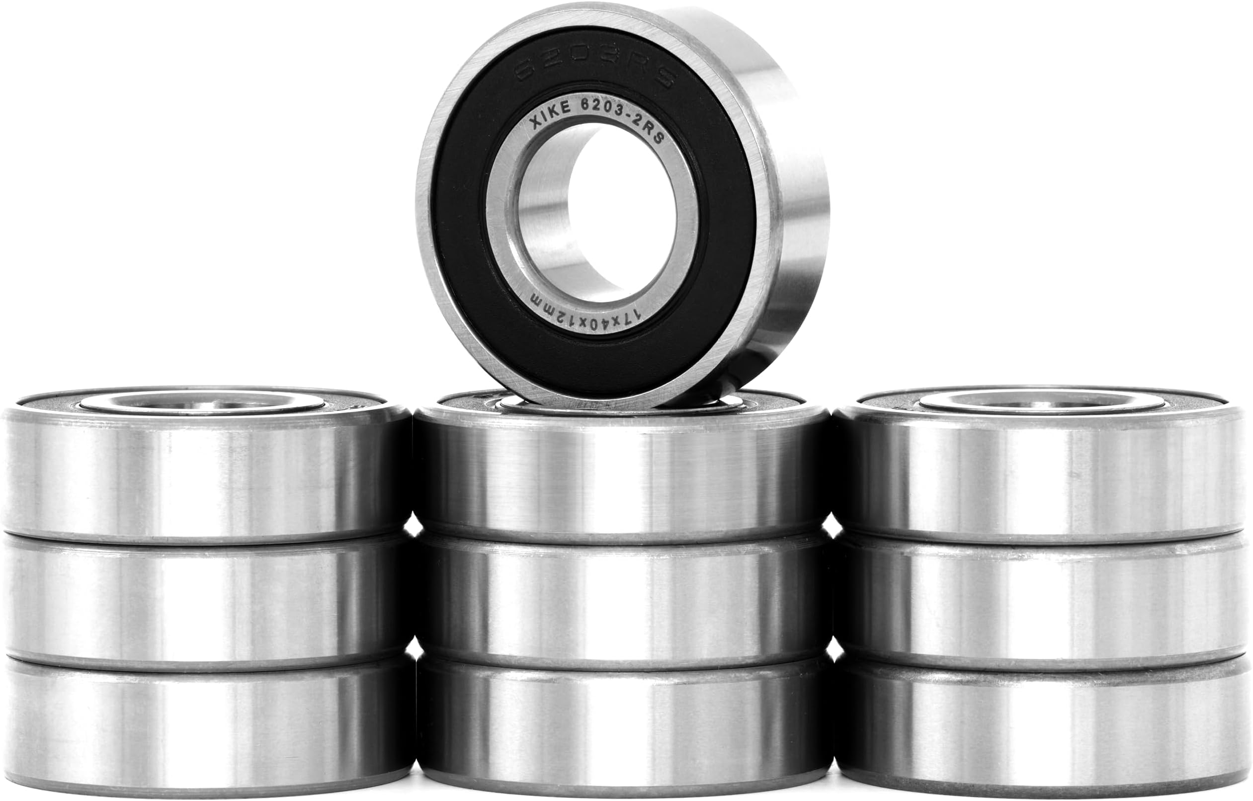 XiKe 6203-2RS Bearings 17x40x12mm