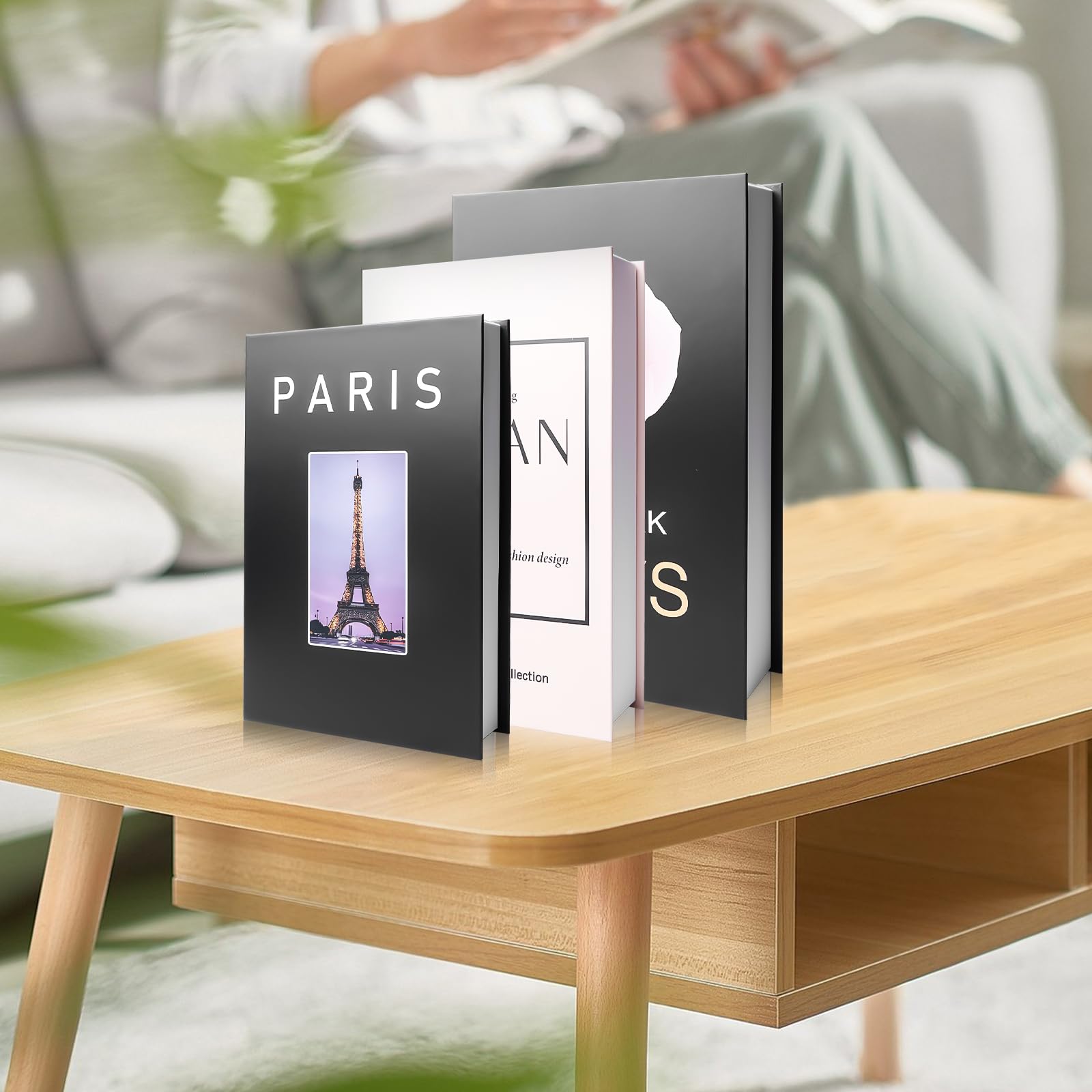 Nepboeken, 3 stuks boekendummy, decoratieve boeken, boekdoos