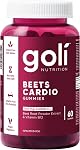Goli Beets Cardio & B12 Gummies | Heart & Energy Support | CoQ10, Beet Root Extract & Vitamin B12 | Vegan, Plant-Based, Non-GMO, Gluten-Free & Gelatin-Free | 60 Count