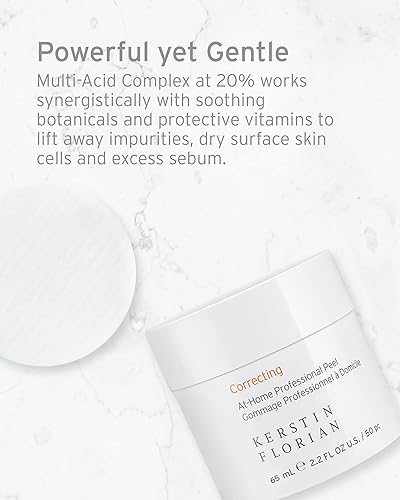 Miniatura 4 de Kerstin Florian Correcting At-Home Professional Peel, Glycolic & Lactic Acid Exfoliating Pore Pads (50 almohadillas individuales)