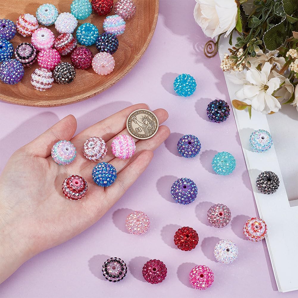 1 Box 220G Vintage Acrylic Beads with Holes Bohemian Czech Antique Styles Mixed Color Shape Assorted Opaque Aesthetic Spacer Bead Bulk for Jewelry Making Necklace Bracelet DIY Craft Supply - Image 3