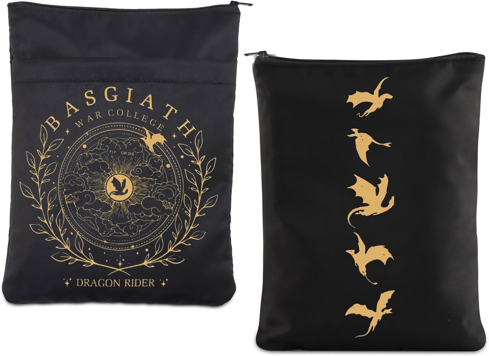 BASGIATH Dragon bs1 Book Sleeve: Fantasy Dragon Rider Gift, War College Inspired