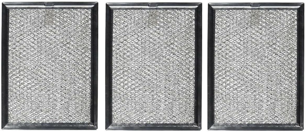 Replacement for (3) Grease Filters for Frigidaire Oven Microwave 5303319568 5 7/8 x 7 7/8 x 3/32