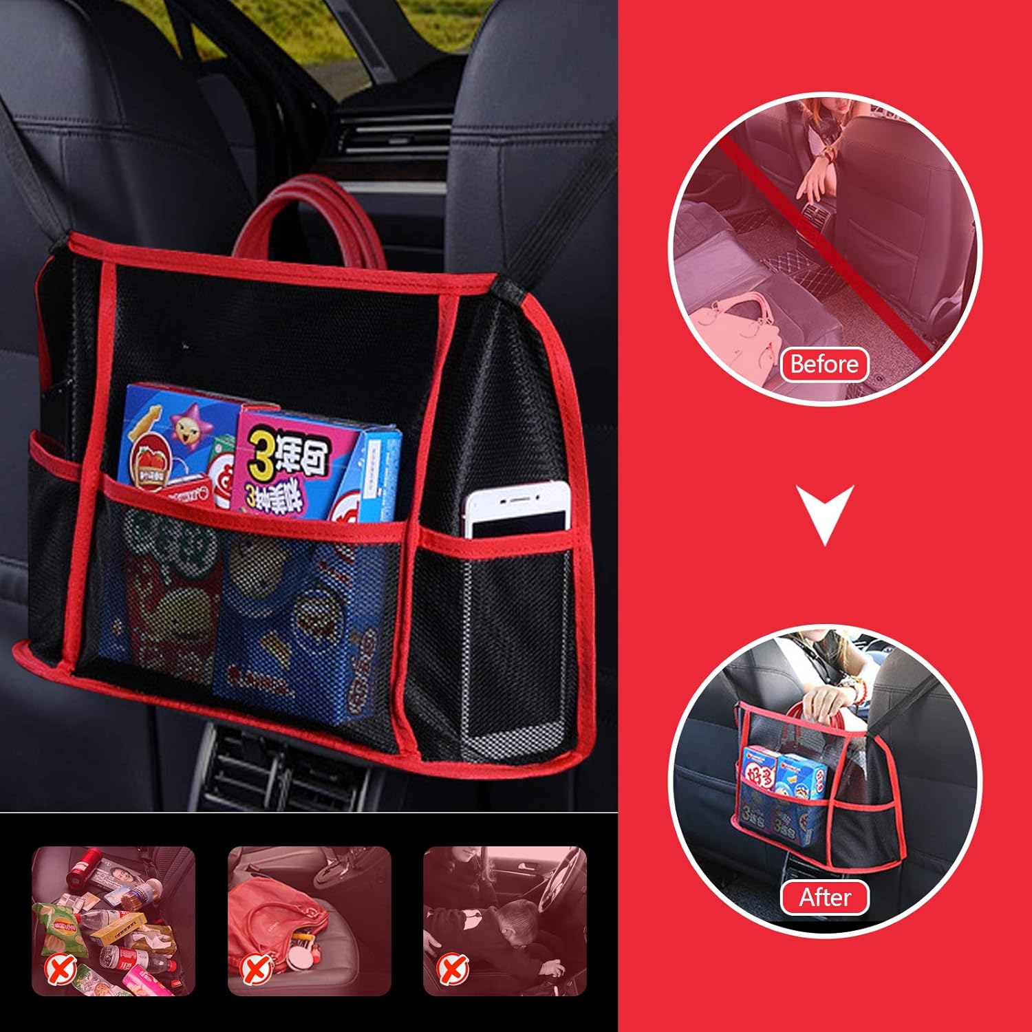 Handbag Storage Organizer Pocketbook Too（Black） Photo