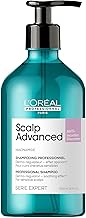 L'Oréal Professionnel Hair Shampoo for Soothing Sensitive Scalp, Scalp Advanced, Anti-Discomfort Dermo-Regulator Shampoo