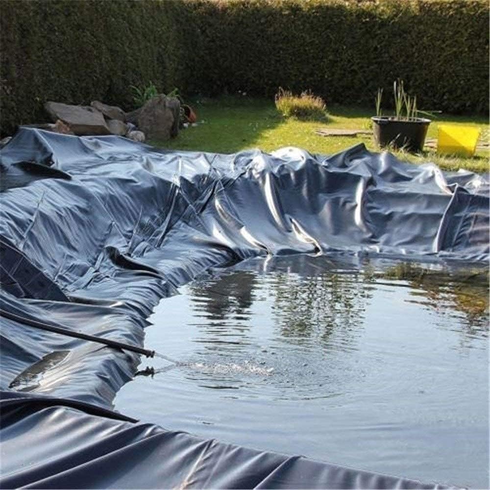 HDPE Black Waterproof Pool Liner for Fish Ponds, Garden Fountains, Outdoor Waterfalls - Durable, Flexible Sizes: 3M, 5M, 7M, 9M, 10M
