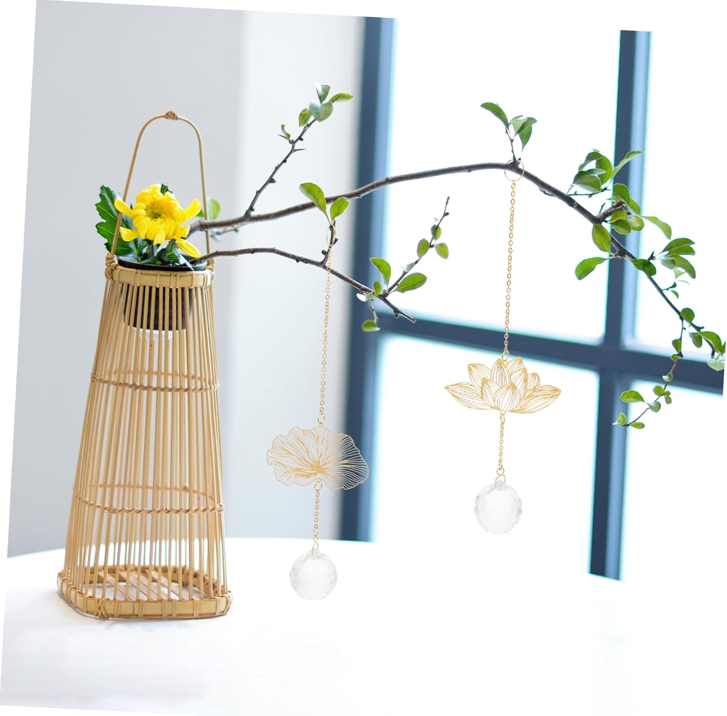 1 Set Delicate Lotus Flower Ceiling Fan Pull Chain Set Light Fixture Extender for Home Decor Durable and Stylish Chain for Ceiling Fans Wall Lamps and Bathroom Lights