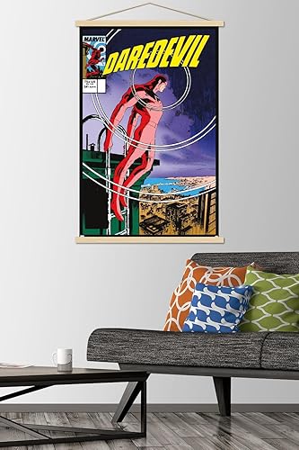 Miniatura 2 de Trends International Marvel Comics Daredevil - #241 Wall Poster, 22.37" x 34.00", Premium Print and Beechwood Hanger Bundle