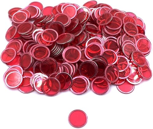 Miniatura 7 de Tapp Collections - Fichas transparentes para bingo (300 unidades), color rosa