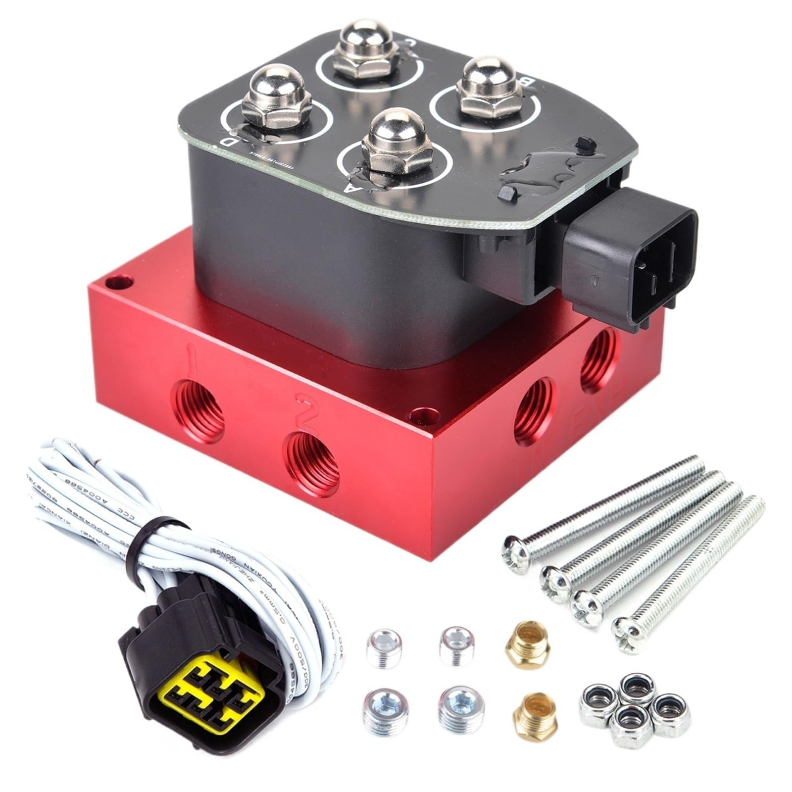 VU2 amortisseur pneumatique kit d'électrovanne 12v pour suspension voiture