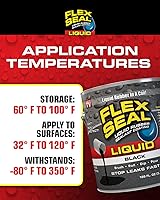 Vista 7 de Líquido de sellado Flex Seal grande, 16 oz, negro, LFSBLKR16