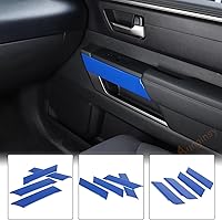 Vista 6 de Aunginsy Tira de Embellecedor para Puerta Interior Compatible con Toyota Tundra 2022+/Sequoia 2023+ Cubierta Decorativa Protectora para Manija