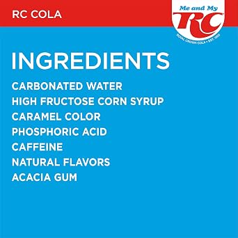 RC Cola Soda, 12 fl oz cans, 12 pack