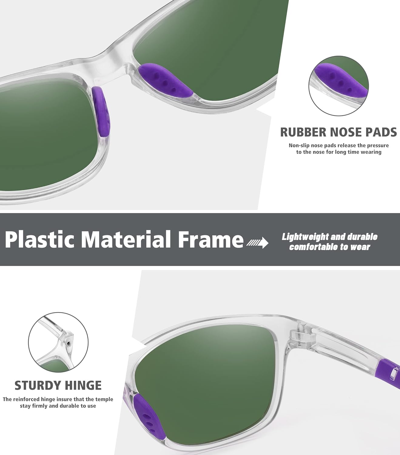 MEETSUN Polarized Sports Sunglasses for Women Men Driving Running Cycling Fishing Sun Glasses UV400 Protection - Image 4