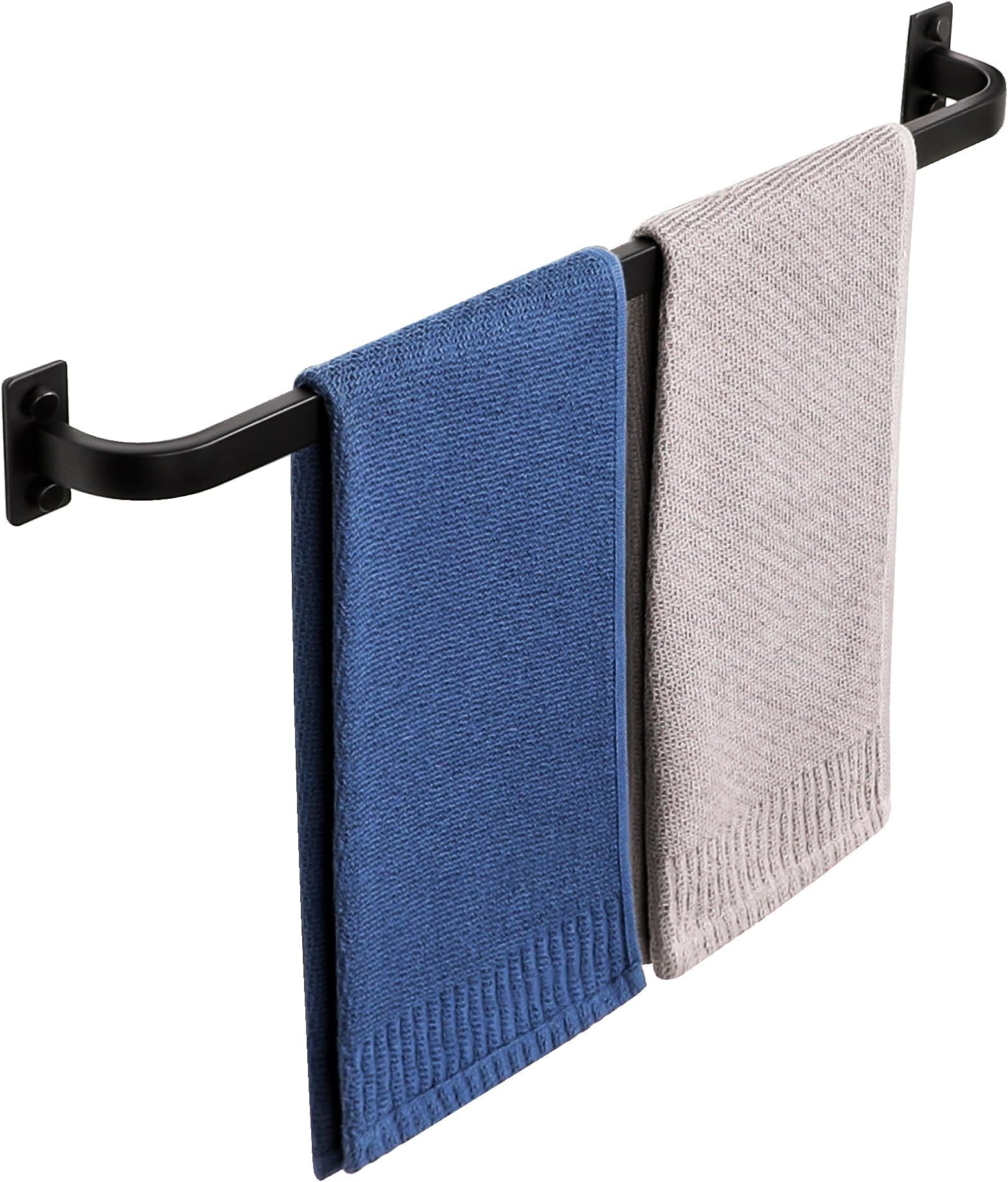 Mooche Black Towel Rail Wall Mounted, 40CM Hand Towel Holder, SUS304 ...