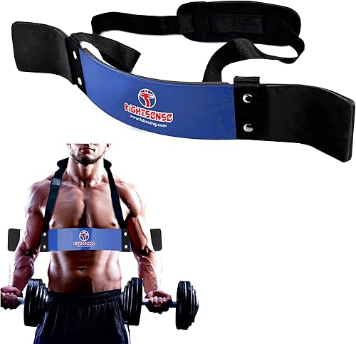 FIGHTSENSE Arm Blaster Biceps Curl Tríceps Aislador Muscular Bombardero Fitness Gimnasio Entrenamiento Apoyo
